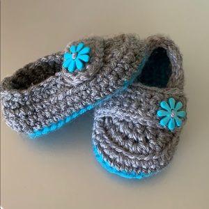 Homemade Knit Mary Janes